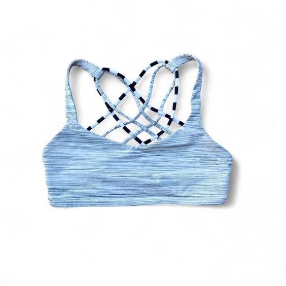 lululemon heathered grey racerback sports bra - Picture 1 of 7